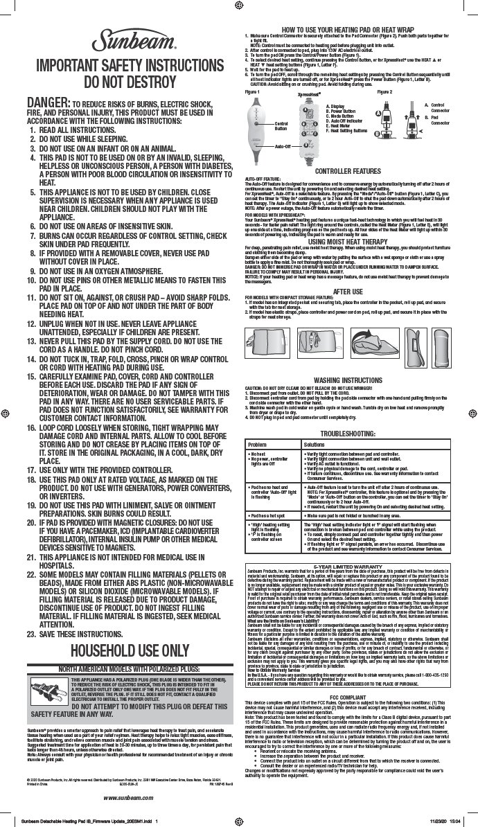 Sunbeam s85a online